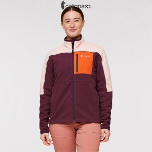 Cotopaxi Abrazo Fleece Full-Zip Jacket Rosewood/Wine | MT43-T6-FI