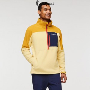 Cotopaxi Abrazo Half-Zip Fleece Jacket Amber/Wheat | DG73-C4-UC