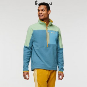 Cotopaxi Abrazo Half-Zip Fleece Jacket Aspen/Blue Spruce | YW63-X1-OM