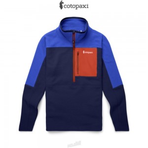 Cotopaxi Abrazo Half-Zip Fleece Jacket Blue Violet/Maritime | NF12-O1-KB