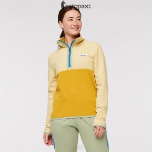 Cotopaxi Amado Fleece Pullover Wheat/Amber | CN18-X8-MU