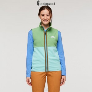 Cotopaxi Amado Fleece Vest Kelp/Sea Glass | DI22-P1-KJ