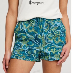 Cotopaxi Brinco Short - Print Gulf/Kelp | XU57-G5-UD