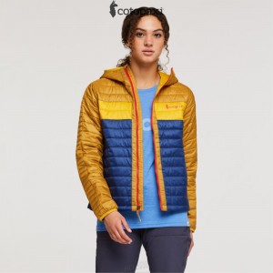 Cotopaxi Capa Insulated Hooded Jacket Amber/Maritime | NE26-B5-YD