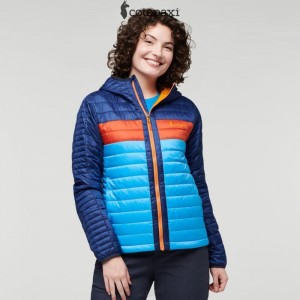 Cotopaxi Capa Insulated Hooded Jacket Maritime/Saltwater | YA55-B8-GF