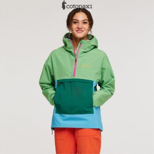 Cotopaxi Cielo Rain Anorak Kelp | ZP59-J2-LN