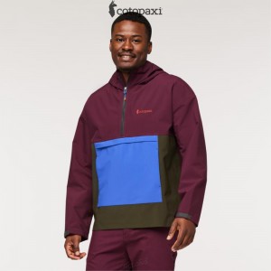 Cotopaxi Cielo Rain Anorak Wine | CB68-T0-WU