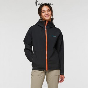 Cotopaxi Cielo Rain Jacket All Black | PK96-A5-GF