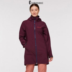 Cotopaxi Cielo Rain Trench Wine | CE02-Q7-BO