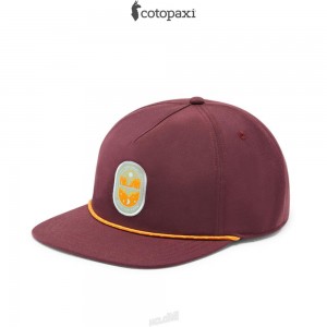 Cotopaxi Day And Night Heritage Rope Hat Wine | TU03-Q4-EX