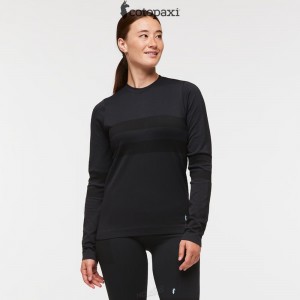 Cotopaxi Debajo Seamless Baselayer Crew Cotopaxi Black | MK15-G3-FG