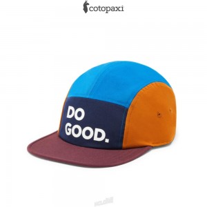 Cotopaxi Do Good 5-Panel Hat Maritime/Wine | RL58-H6-JA