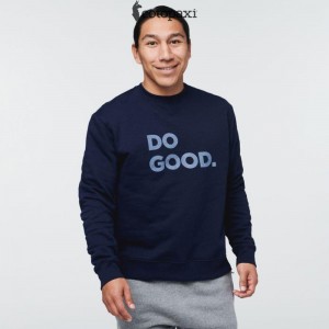 Cotopaxi Do Good Crew Sweatshirt Maritime | GO43-B2-LQ