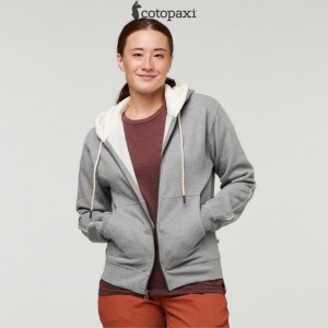 Cotopaxi Do Good Full-Zip Hoodie Heather Grey | JH98-Y7-KR