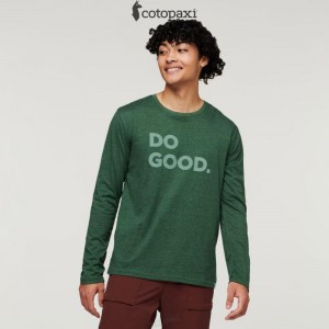 Cotopaxi Do Good Long-Sleeve T-Shirt Forest | NA83-W9-SK