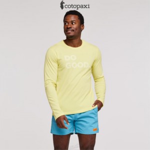 Cotopaxi Do Good Long-Sleeve T-Shirt Lemonade | OA77-B5-QE