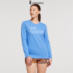 Cotopaxi Do Good Long-Sleeve T-Shirt Lupine | PD26-O4-OH