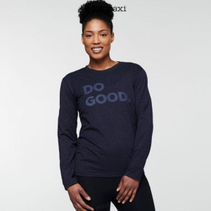 Cotopaxi Do Good Long-Sleeve T-Shirt Maritime | LK63-V9-ZV