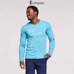 Cotopaxi Do Good Long-Sleeve T-Shirt Poolside | OP27-H2-VS