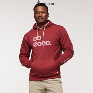 Cotopaxi Do Good Pullover Hoodie Burgundy | BM41-M1-GE