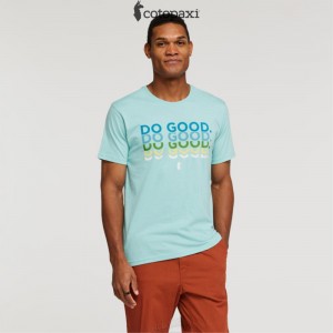 Cotopaxi Do Good Repeat T-Shirt Sea Glass | AG53-Z0-KF