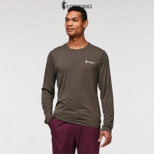 Cotopaxi Fino Long-Sleeve Tech Tee Iron | XN96-A0-VC