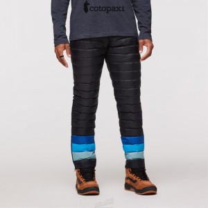 Cotopaxi Fuego Down Pant Black Stripes | CK25-C6-GH