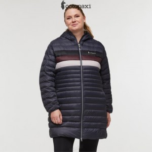 Cotopaxi Fuego Down Parka Graphite Stripes | UE75-Z6-ES