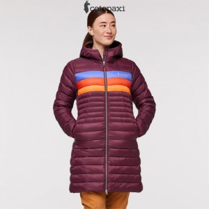 Cotopaxi Fuego Down Parka Wine Stripes | LA20-G2-KJ