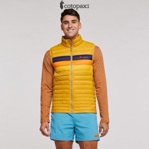 Cotopaxi Fuego Down Vest Amber Stripes | YK27-J5-WE