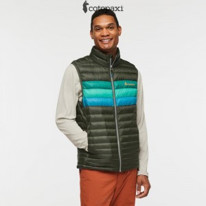 Cotopaxi Fuego Down Vest Woods Stripes | KF96-N8-JA