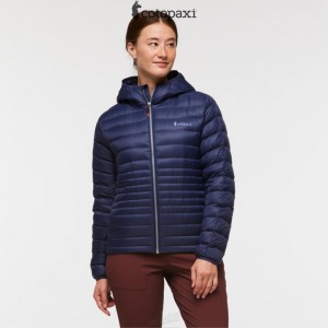 Cotopaxi Fuego Hooded Down Jacket Maritime | GG13-Z9-FR