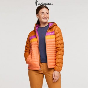 Cotopaxi Fuego Hooded Down Jacket Mezcal/Nectar | BZ76-D5-UD