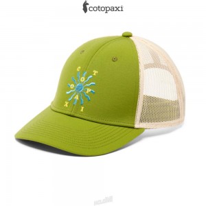 Cotopaxi Happy Day Trucker Hat Cedar | WH77-F8-ZE