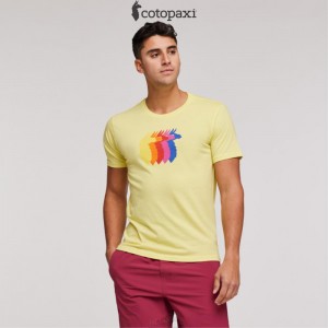 Cotopaxi Llama Sequence T-Shirt Lemonade | IH58-L5-YK