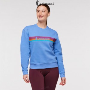 Cotopaxi On The Horizon Crew Sweatshirt Lupine | JT54-L3-RB