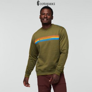 Cotopaxi On The Horizon Crew Sweatshirt Oak | SY30-W0-ZI