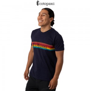 Cotopaxi On The Horizon T-Shirt Maritime | KT15-U3-HF