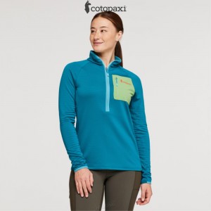 Cotopaxi Otero Fleece Half-Zip Pullover Gulf | RC21-K2-MY