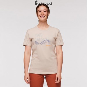 Cotopaxi Rising Do Good T-Shirt Oatmeal | QG78-O9-FW