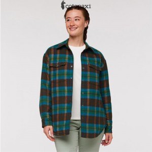 Cotopaxi Salto Insulated Flannel Jacket Woods Plaid | BB87-K4-EE