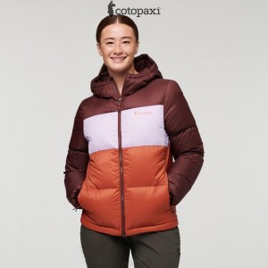 Cotopaxi Solazo Down Hooded Jacket Chestnut/Spice | JW91-W5-IB