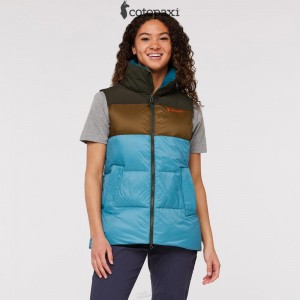 Cotopaxi Solazo Down Vest Woods/Drizzle | VS37-K6-HG