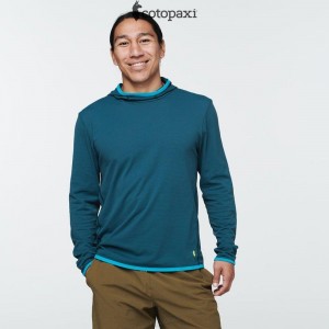 Cotopaxi Sombra Sun Hoodie Deep Ocean | OW78-S5-ZQ