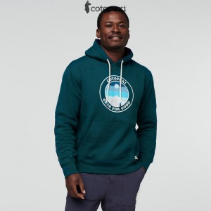 Cotopaxi Sunny Side Pullover Hoodie Deep Ocean | AT70-K6-WB