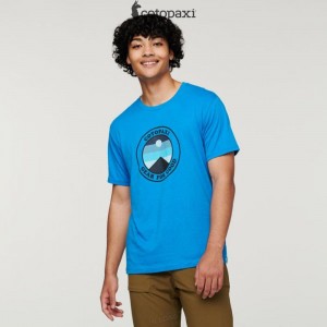 Cotopaxi Sunny Side T-Shirt Saltwater | PK87-K0-FZ