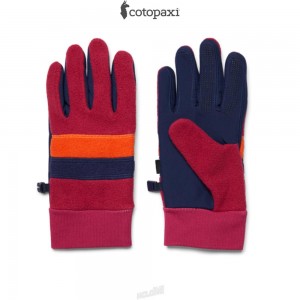 Cotopaxi Teca Fleece Gloves Raspberry | LF89-G0-WL