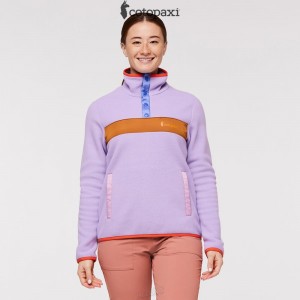 Cotopaxi Teca Fleece Pullover Fresh Flowers | IY41-B4-DS