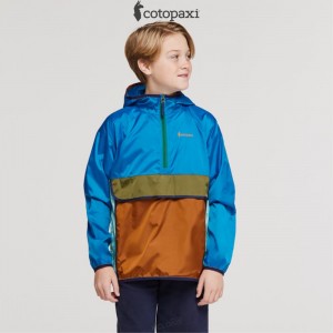 Cotopaxi Teca Half-Zip Windbreaker Drizzle | EM36-Y8-BL