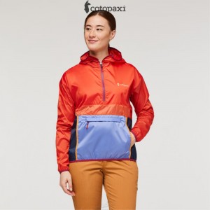 Cotopaxi Teca Half-Zip Windbreaker Fiesty | OR57-O9-GX